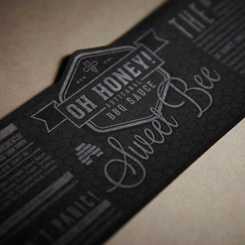 Oh Honey BBQ Sauce Packaging