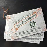 Brown Palace Recipe Cards