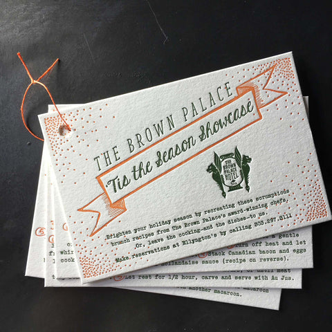 Brown Palace Recipe Cards