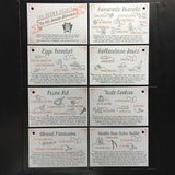 Brown Palace Recipe Cards