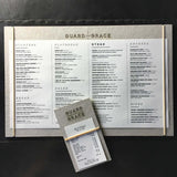 Guard and Grace Menu & Coat Tags
