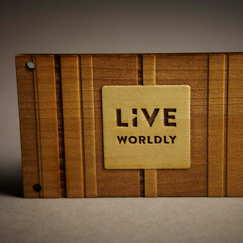 Live Worldly Hangtag