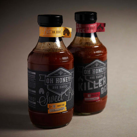 Oh Honey BBQ Sauce Packaging