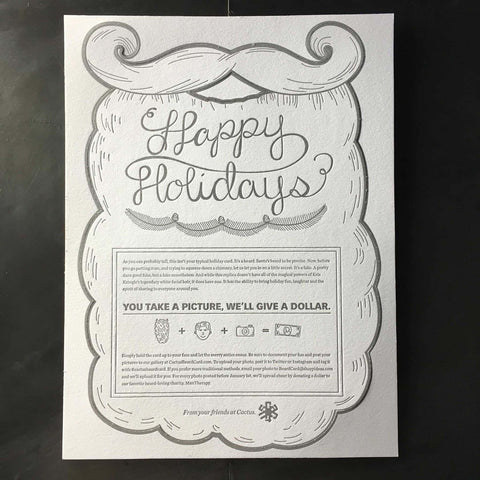 Cactus Holiday Card