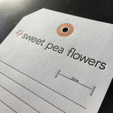 Sweet Pea Flowers Stationery