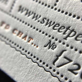 Sweet Pea Flowers Stationery